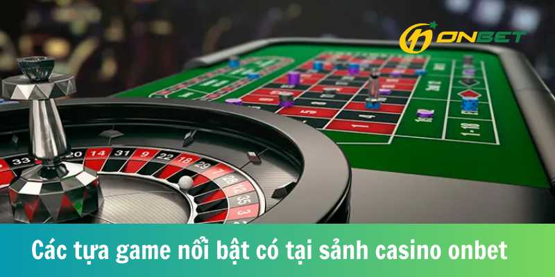 Xóc đĩa online chỉ có tại sảnh onbet casino